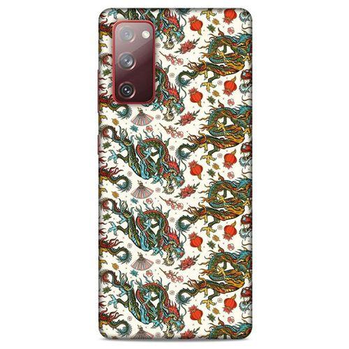 Samsung Galaxy S20 Fe Kılıf Dragons (20) Koruyucu Kılıf Ejderha Japon