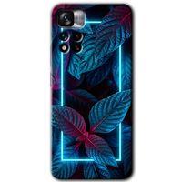 MRCİLETİSİM Xiaomi Redmi Note 11 Pro Plus 5G Kılıf HD Desen Baskılı Arka Kapak+Temperli Cam - Mekanik Yaprak 4