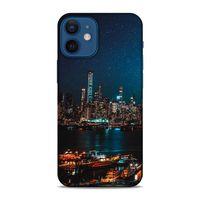 Lopard Apple iPhone 12 Mini Uyumlu Kılıf Gece'S (6) Silikon Kılıf Şehir