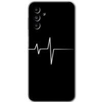 Potkal Hediye Fabrikası Samsung Galaxy A13 5G Kılıf HD Desen Baskılı Arka Kapak - Heart Rytm