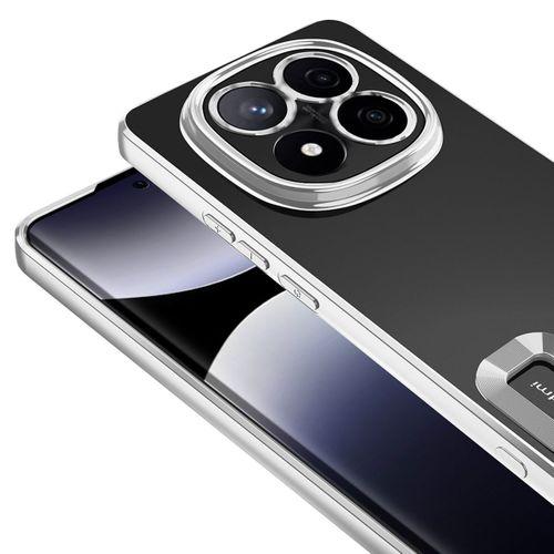 Xiaomi Redmi Note 14 Pro 5G Kılıf Kamera Korumalı Logo Gösteren Zore Omega Kapak