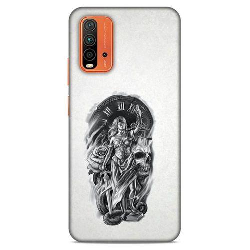 Lopard Xiaomi Redmi 9T Uyumlu Kılıf Tattoo's (44) Tough Armor Kılıf Terazi