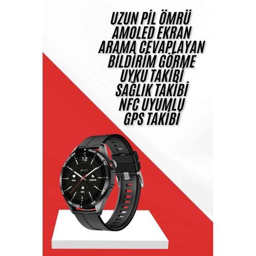 Akıllı Saat Ios Ve Android Tüm Telefonlara Uyumlu Çok Fonksiyonlu Amoled Ekran