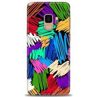 Samsung Galaxy S9 Kılıf HD Baskılı Kılıf - Karalama + Tam Ekran Koruyucu