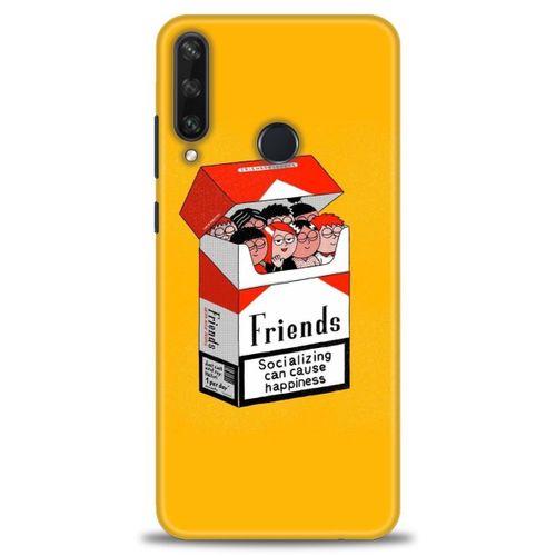 Huawei Y6P Kılıf HD Baskılı Kılıf - Friends + Tam Ekran Koruyucu