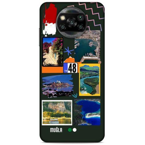 Lopard Xiaomi Redmi Poco X3 Uyumlu Kılıf Şehirli ※ (48) Muğla Bumper Kılıf