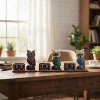 Ahşap Baykuş Takvim  Büyük Boy