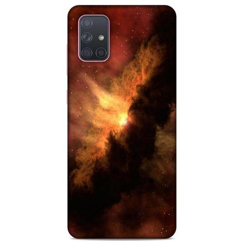 Lopard Samsung Galaxy A71 Uyumlu Kılıf Gece'S (2) Kabı Turuncu