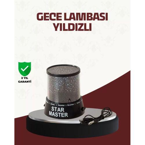 Galaxy Efektli Led Projektör Taşınabilir Yıldız Gece Lambası