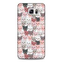 Lopard Samsung Galaxy Note 5 Uyumlu Kılıf Kediler (31) TPU Kılıf Minikler