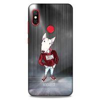 Xiaomi Redmi Note 6 Pro Kılıf FunnyMaX (41) Tank Kılıf Gri Bull Teriyer