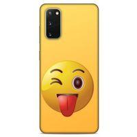 Emojix (42) Samsung Galaxy S20 Kılıf Silikon Kapak Desenli