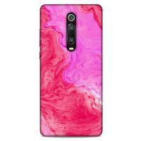 Xiaomi Mi 9T Pro Uyumlu Kılıf Pembe Delisi (11) Tam Koruma Mermer