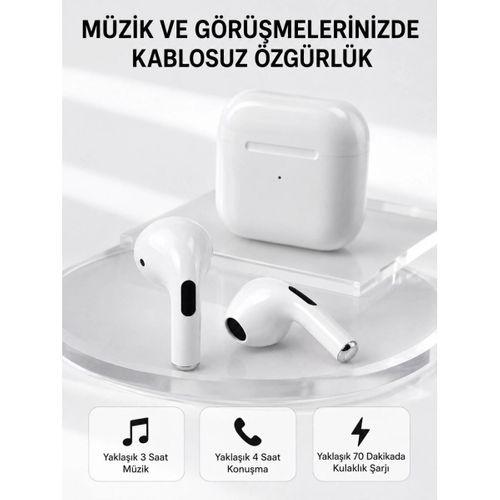 Bluetooth 5.3 Tws Kablosuz Kulak İçi Kulaklık 25 Metre Menzil Şarj Kutulu