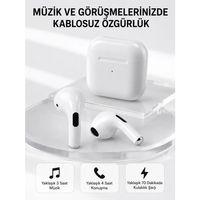 Bluetooth 5.3 Tws Kablosuz Kulak İçi Kulaklık 25 Metre Menzil Şarj Kutulu
