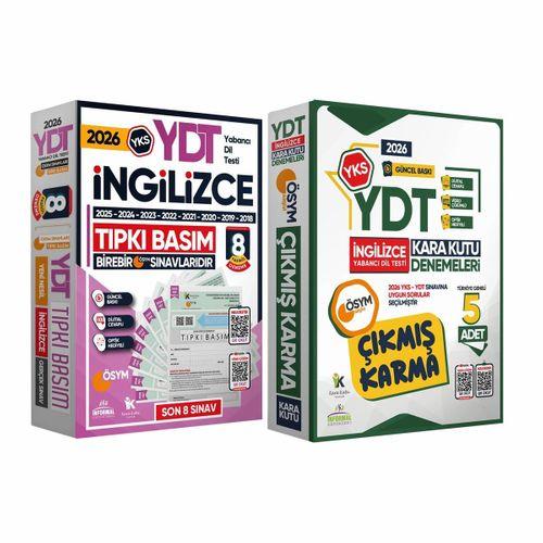 2026 YKS YDT İNGİLİZCE ÖSYM Çıkmış Soru 8li Tıpkı Basım ve 5li Çıkmış Karma Deneme Seti TG Çözümlü