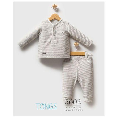 Tongs Baby Tongs Baby Classic Bear 2'li Takım 5602 Gri
