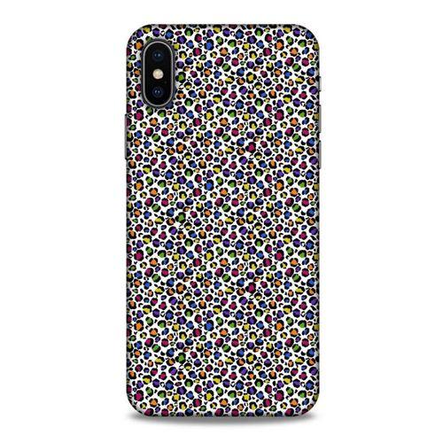 Animax Leopar Rengarenk Apple Iphone X Kılıf Desenli Silikon