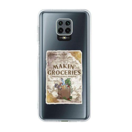Xiaomi Redmi Note 9 Pro Makin Groceries Premium Şeffaf Silikon Kılıf