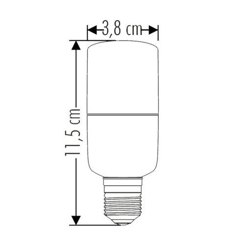8W LED PİL AMPUL E14