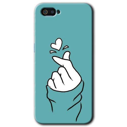 Realme C2 Kılıf HD Desen Baskılı Arka Kapak - Mutluluk