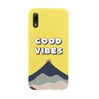 Huawei Y6 Pro 2019 Good Vibes Premium Silikonlu Telefon Kılıfı
