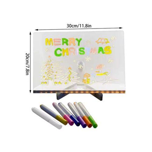 12 Inc Led Işıklı Çizim Tahtası Ayarlanabilir Stant Ve Kalemleri İle