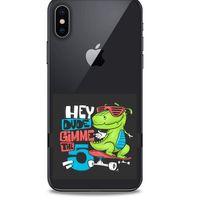 Zoologix (57) Apple Iphone X Şeffaf Kılıf Silikon Desenli