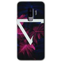 Samsung Galaxy S9 Plus HD Baskılı Kılıf + 9D Tam Ekran Koruyucu - Mekanik Yaprak