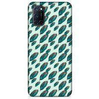 Oppo A52 Kılıf Desenli Özel Seri Tüyler (50) Shockproof Kılıf