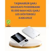 20w Pd Ve 15w Manyetik Kablosuz Şarj Destekli Taşınabilir Powerbank