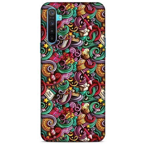 Graffitix (44) Desenli Silikon Kapak Oppo Realme 6i Kılıf