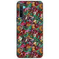 Graffitix (44) Desenli Silikon Kapak Oppo Realme 6i Kılıf