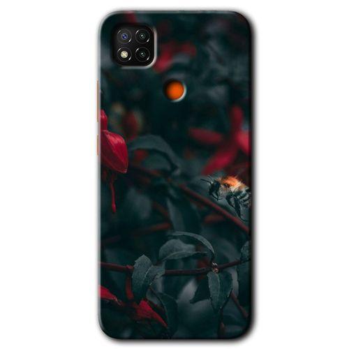 Xiaomi Redmi 9c Kılıf Baskılı Arka Kapak - Avcı Arı +Tam Ekran Koruyucu