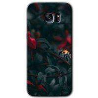 MRCİLETİSİM MRCİLETİSİM Samsung Galaxy S7 Edge Kılıf HD Desen Baskılı Arka Kapak + Temperli Cam - Avcı Arı