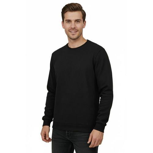 Erkek Sıfır Yaka Selanik Sweatshirt Regular Kalıp BGL-ST04870