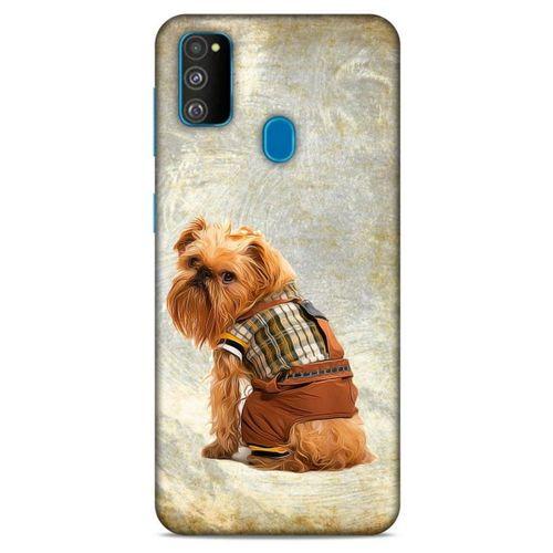 Samsung Galaxy M30s Kılıf Köpek Kıyafetleri (25) Antişok Kapak Brussels Griffon Sweatshirt