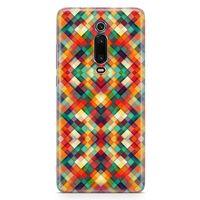 Xiaomi Redmi K20 Pro Kılıf Sarı Kırmızı Yeşil Boyut Arka Kapak Koruma Desenli Full Koruyucu