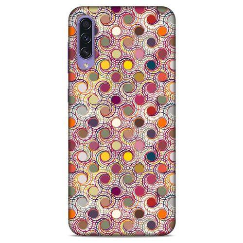 Samsung Galaxy A50s Kılıf Pastel Renkler (36) Glitter Kılıf Sarı Pembe