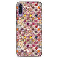 Samsung Galaxy A50s Kılıf Pastel Renkler (36) Glitter Kılıf Sarı Pembe