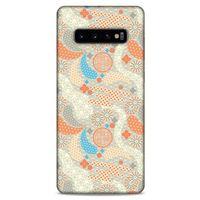 Samsung Galaxy S10 Plus Kılıf Japonya (49) Ultra Silikon Kılıf Mavi Gri