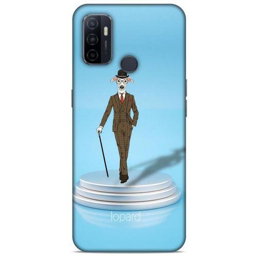 Huawei P40 Kılıf FunnyMaX (45) Liquid Air Kılıf Açık Mavi Köpek