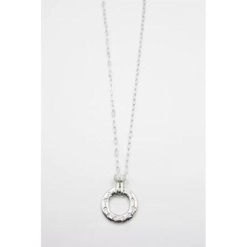 Taşlı Vip Kolye - Gümüş