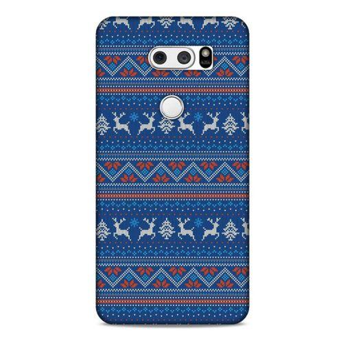 Kazak (21) Desenli Silikon Kapak LG K50S Kılıf