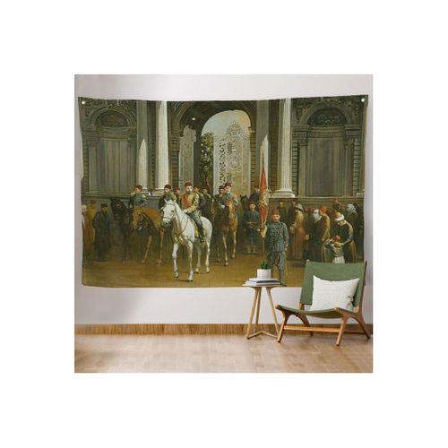 Abdülhamin Han Dolmabahçe Sarayı Duvar Örtüsü-Halısı-6557
