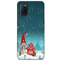 Oppo A92 Kılıf Snowix (34) Slim Armor Kılıf Gri Kırmızı