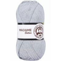 1 Adet Madame Cotton El Örgü İpi Yünü 100 gr 001 Gri - mudanis