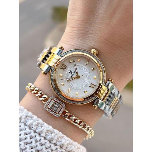 Daniel Klein Çelik Kordonlu 2 Yıl Garantili 3 Atm Suya Dayanıklı Kadın Kol Saati+Bileklik BD.10070.3