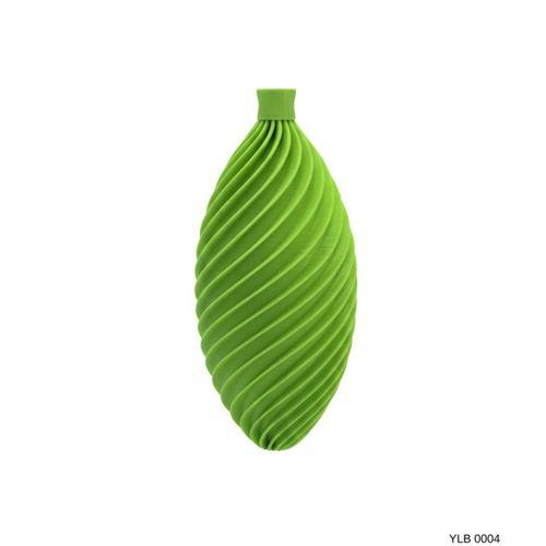 Yeşil Uzun Spiral Desenli Dekoratif Yılbaşı Süsü