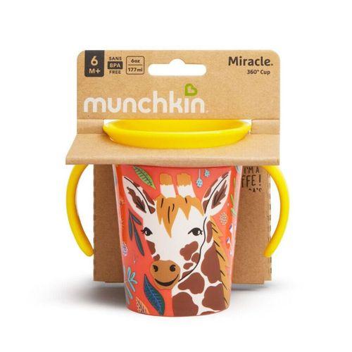 Munchkin Mucize 360° Alıştırma Bardağı 6 Ay+ 177 ml Zürafa